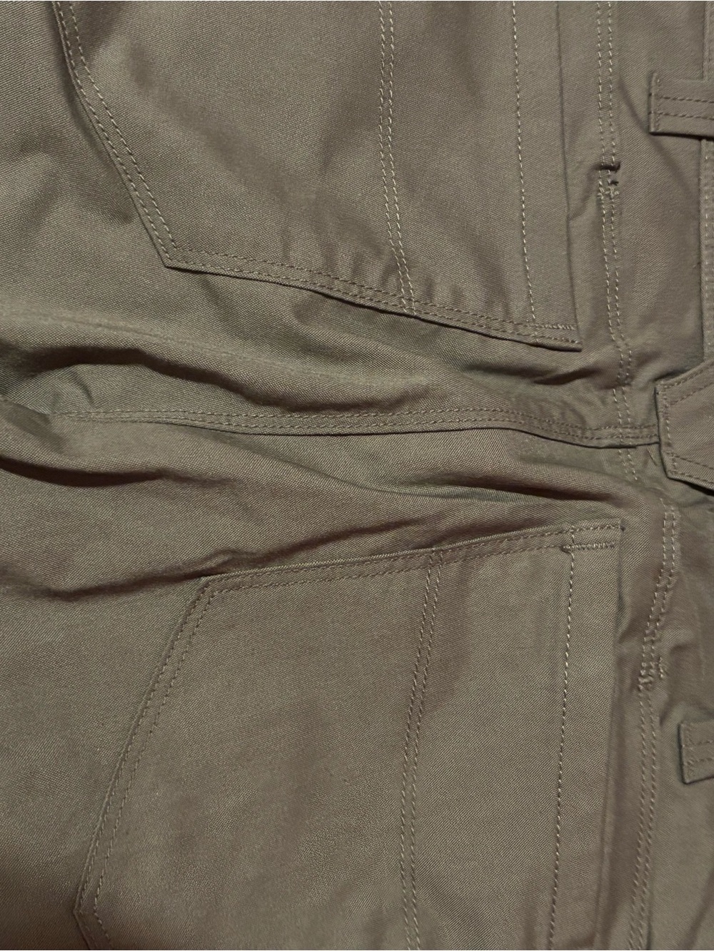5.11 Tactical Men's Olive Pants with Reinforced Pockets - Picture 6 of 9